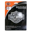 ステッカー ハーレーダビッドソン リフレクティブ デカール(反射素材) B&S Logo CG28001 ビニル製 Harley-Davidson