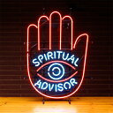 ネオンサイン / SPIRITUAL スピリチュアル 高さ70×幅50×奥行13cm (デザインサイズ:高さ64×幅45cm)インテリア ネオン管 電飾 店舗装飾 アメリカ雑貨 アメリカン雑貨