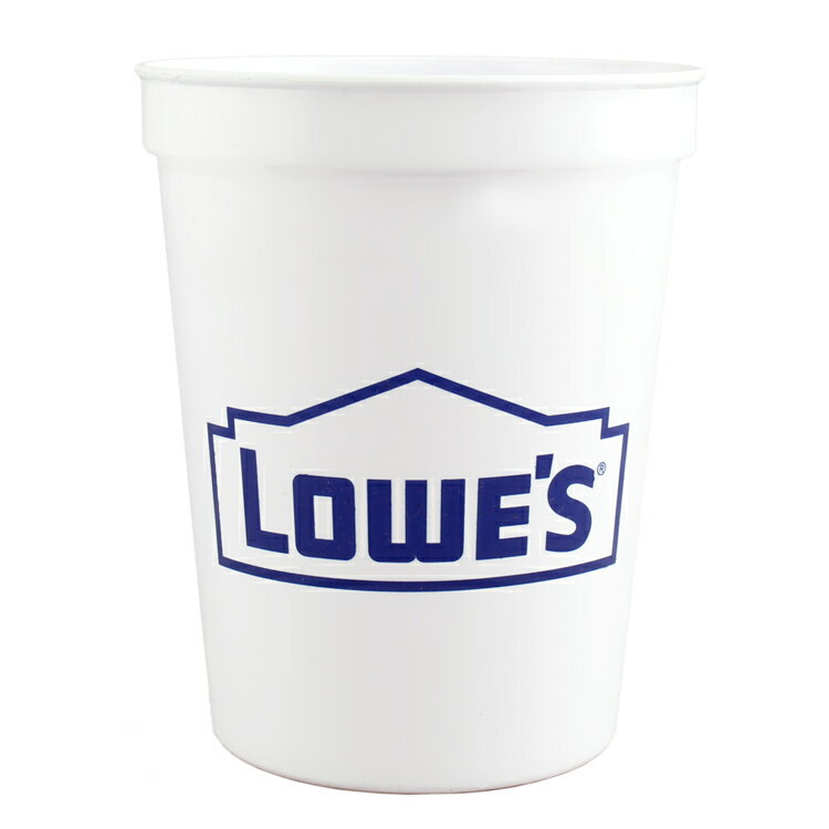 プラカップ LOWE'S ロウズ スタジアムカップ 高さ11×直径9cm プラスチック製 BPA FREE アメリカ雑貨 MADE IN USA