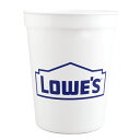 プラカップ LOWE'S ロウズ スタジアムカップ 高さ11×直径9cm プラスチック製 BPA FREE アメリカ雑貨 MADE IN USA