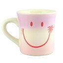 Pukana スマイル グラデーション マグカップ / ピンク 縦8.8×底直径7.5cm 陶器製 ハワイアン雑貨 アメリカン雑貨(3)