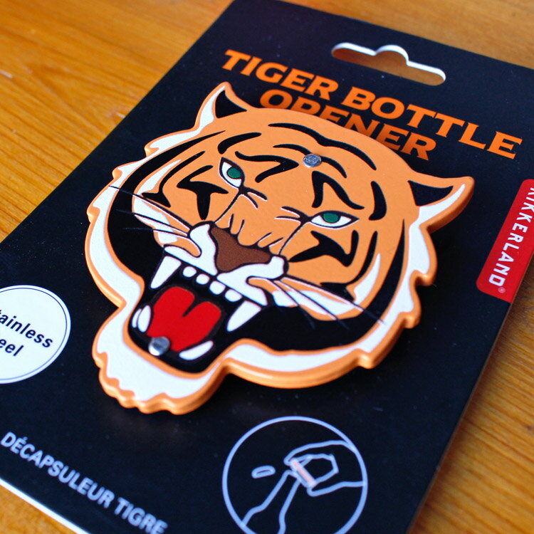 ��ȴ�� ������� ���å������� ���������ܥȥ륪���ץʡ� TIGER BOTTLE OPENER �� �ȥ� KIKKERLAND ���å������� ����ꥫ���� ����ꥫ�󻨲�