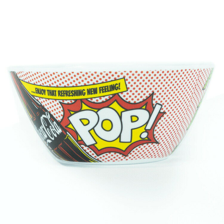 お皿 食器 コカ・コーラ メラミン ボウル POP ART 直径15cm×高さ7cm COCA-COLA ア...