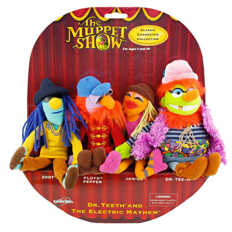 ޥڥåȥ硼 Dr.Teeth and The Electrich Mayhem 4ѥå ץåɡ륻å إ󥽥 쥯ƥ֥ The Muppet Show ǥåɥȥå