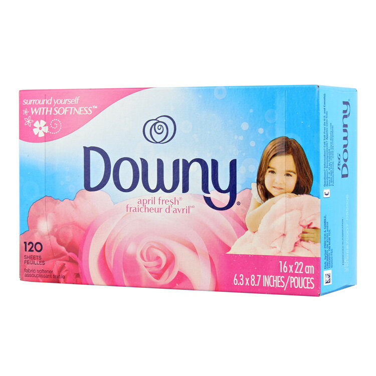 シート柔軟剤 ダウニー エイプリルフレッシュ 120枚 Downy 乾燥機用 柔軟シート 日用品 洗濯用品 アメリカ P G