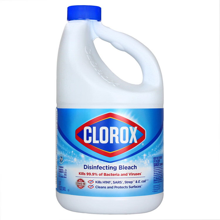 消毒漂白剤 クロロックス ブリーチ 濃縮タイプ 大容量2.4L（81oz）CLOROX 除菌 漂白 お徳用サイズ アメリカ製