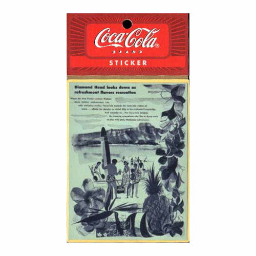 COCA-COLA BRAND コカコーラブランド アドバタイジングステッカー ＃34 シール デカール アメリカ雑貨 アメリカン雑貨