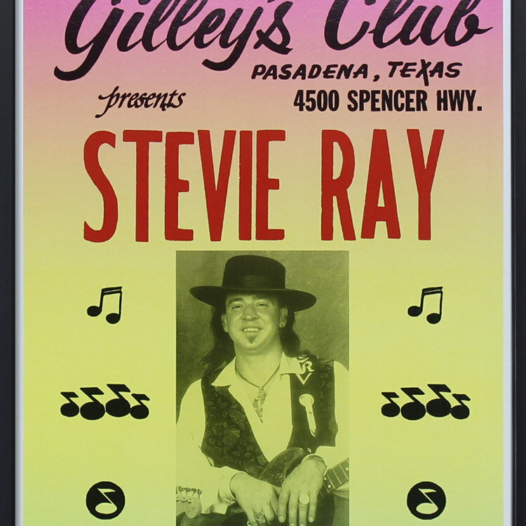 額入りバンドポスター スティーヴィー・レイ・ヴォーン MAY 1 1986 サイズ：36.1×59cm ショープリント 輸入ポスター インテリア アメリカン雑貨