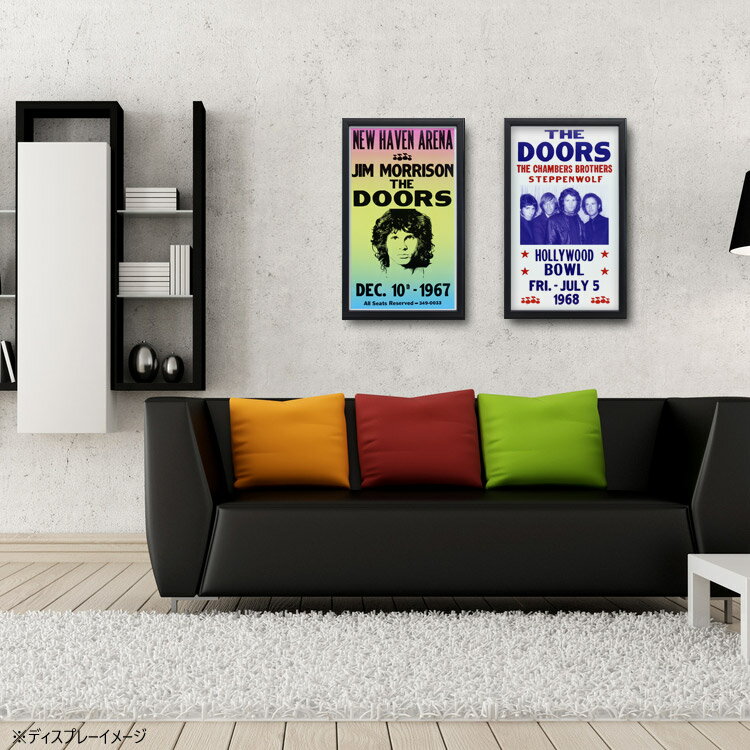 額入りバンドポスター THE DOORS ザ ドアーズ JULY 5 1968 サイズ：36.1×59cm ショ...