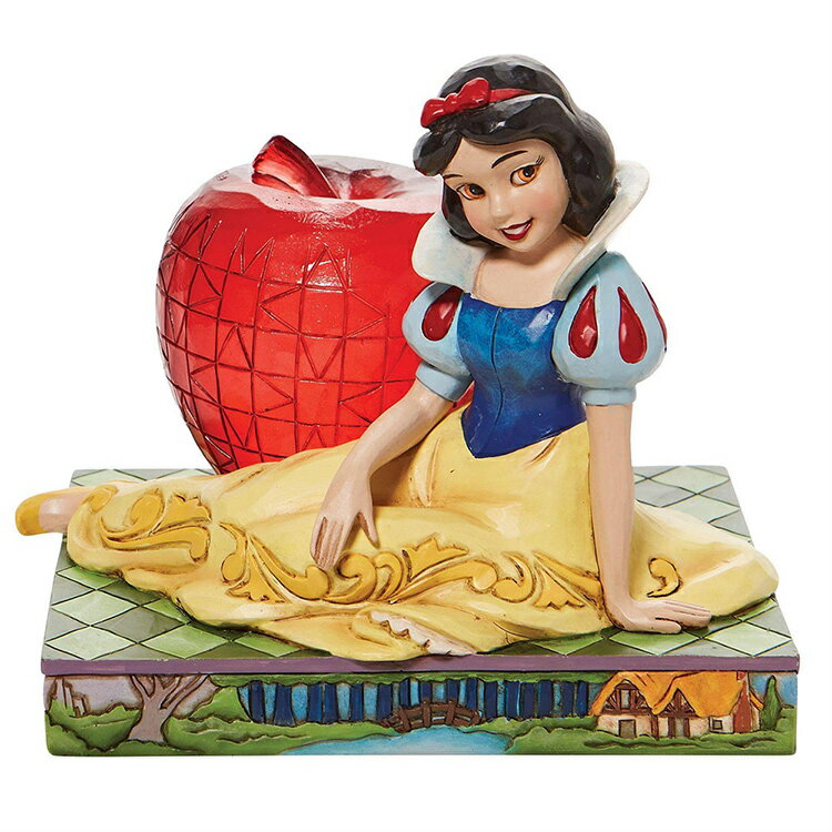 Rakuten - ディズニー 白雪姫＆アップル フィギュア 高さ12.3cm 白雪姫 JIM SHORE enesco Disney Traditions