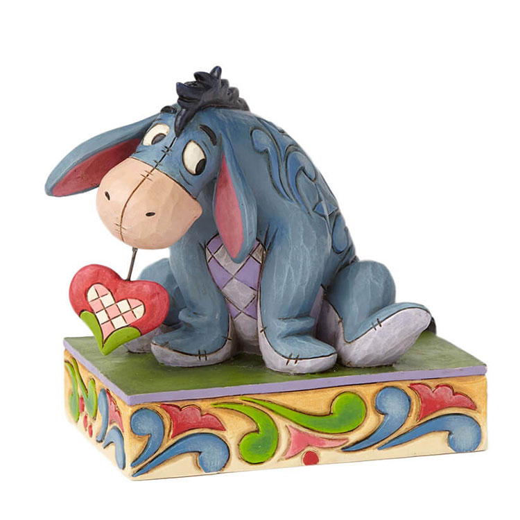 Rakuten - フィギュア ディズニー イーヨー ハート 9cm enesco Disney Traditions レジン製