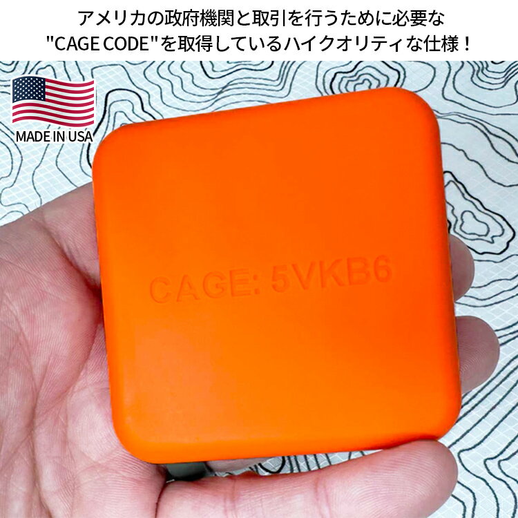 トレー Parts Tray Mini パーツトレイ ミニ オレンジ W7.2×D7.2×H1.3cm 耐熱シリコーンゴム 収納 入れ物 アメリカ製 アメリカ雑貨 アメリカン雑貨 3