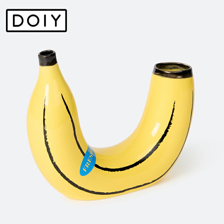 ֤Ӥ Banana Flower Vase Хʥ ե١ W21D6H19cm ƫ  ƥꥢ DOIY ...
