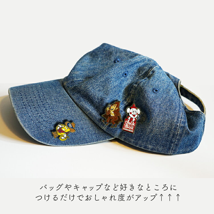 ピンバッジ アメリカン ラペル ピン キャスト製 キャラクター アドバタイジング カ...