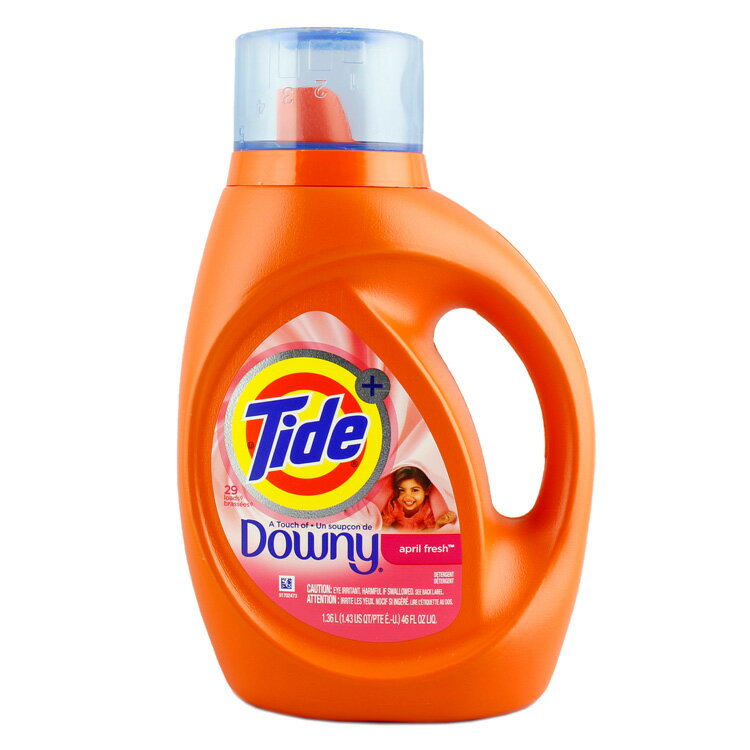 洗濯洗剤 液体 タイド ウィズ ダウニー エイプリルフレッシュ 29回分 1360ml 46oz Tide 柔軟効果配合 P G 輸入洗剤 日用品 アメリカ製 アメリカ雑貨