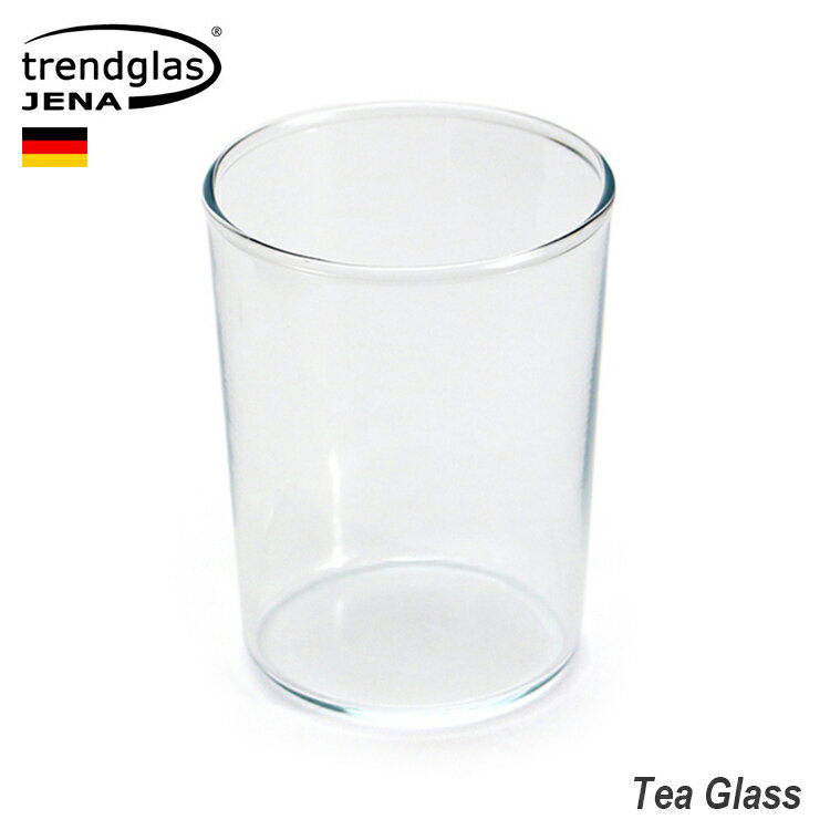 楽天アメリカン雑貨COLOURコップ Trendglas-Jena Glass Tea Glass トレンドグラスイエナ ティーグラス 高さ9.1×直径7cm 200ml ガラス製 耐熱 グラス タンブラー 食器 おしゃれ キッチン雑貨 ドイツ