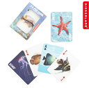 カード トランプ KIKKERLAND 3D Fish Cards 3Dフィッシュカード PET 紙 W6.5×D2.2×H9cm カードゲーム 魚 3D 立体 手品 キッカーランド