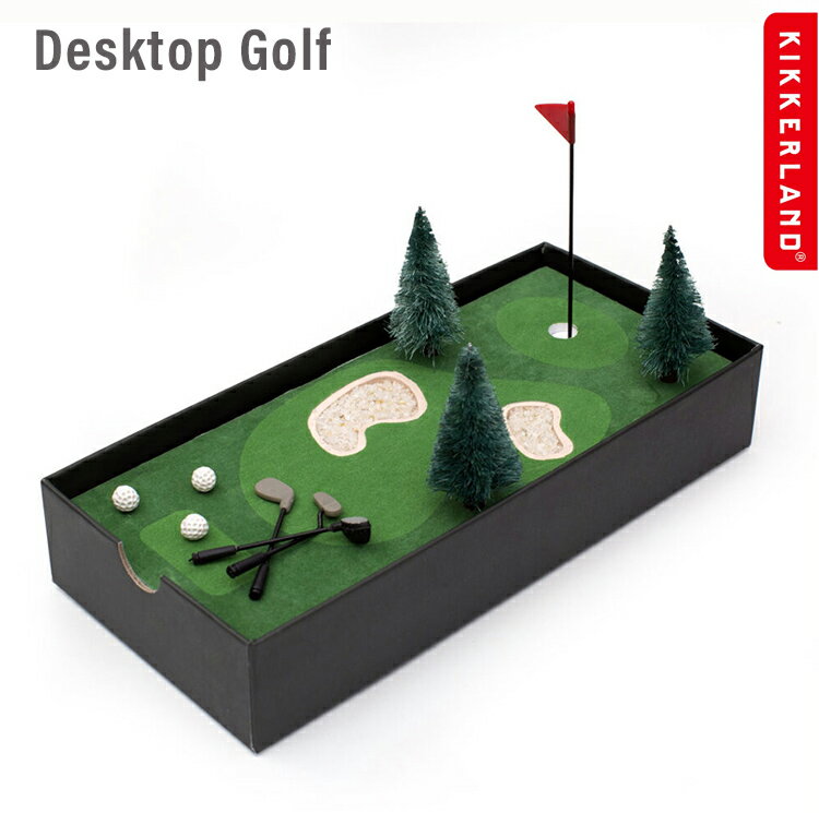 KIKKERLAND デスクトップ ゴルフ W22.8 D10.8 H3.7cm ゲーム ミニチュア ギフト プレゼント