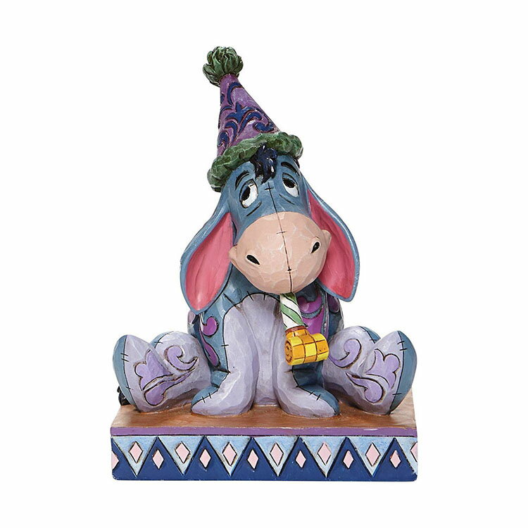 Rakuten - フィギュア ディズニー イーヨー ウィズ バースデー ハット 14.5cm enesco Disney Traditions レジン製