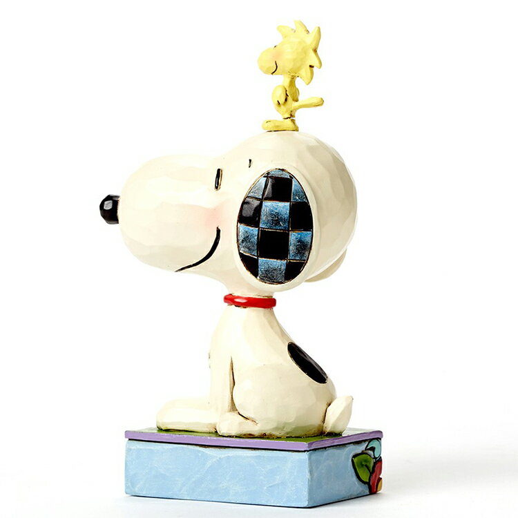 Rakuten - 置物 フィギュア SNOOPY スヌーピー＆ウッドストック マイベストフレンド 12.5cm スヌーピー 誕生日 enesco Peanuts JIM SHORE