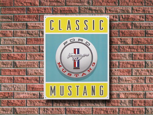 メタルサイン 「FORD CL Mustang」 1122 フォード クラシック マスタング