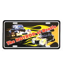 CMプレート The HOTROD of Beetle 縦15.3×横30.3cm ナンバープレート型 インテリア 看板 アルミ製 アメリカン雑貨