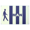 レトロブリキ看板 MAN 縦30cm×横45cm スチール製