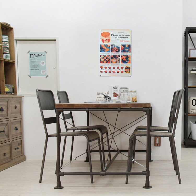 レトロブリキ看板 広告デザイン Betty Crocker ケーキ 縦45cm×横30cm スチール製