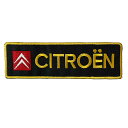 ワッペン CITROEN 縦3.7×横12.4cm コットン製 アイロンパッチ アイロン 大人向け パッチ 海外 アレンジ かっこいい アメリカン雑貨