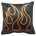 クッション Harley-Davidson ハーレーダビッドソン B&S Flames ピロー HDL-19509 45×45cm インテリア COOL カッコ...