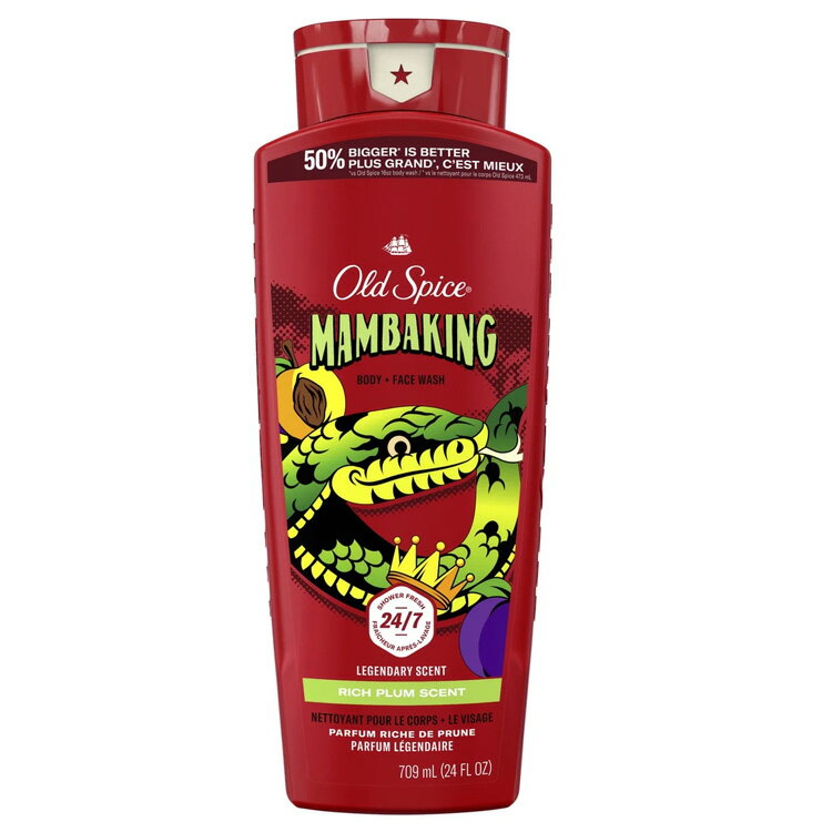 ボディソープ メンズ オールドスパイス マンバンキング 709ml 24oz ボディウォッシュ Old Spice Mambaking 体臭 P&G 爽やかな香り アメリカ製