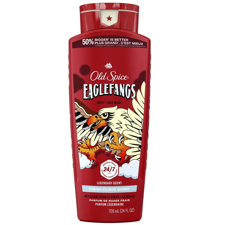 Rakuten - ボディソープ メンズ オールドスパイス イーグルファングス 709ml 24oz ボディウォッシュ メンズ用 Old Spice Eaglefangs 体臭 P&G 爽やかな香り アメリカ製