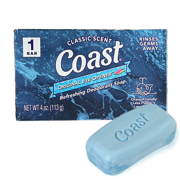 Rakuten - 1個パック 石鹸 コースト パシフィックフォース クラシックの香り 113g COAST デオドラント石鹸 石けん 乾燥肌用 アメリカ製 アメリカ雑貨