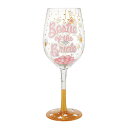 ワイングラス BESTIE OF THE BRIDE 高さ22.4cm 440ml ガラス製 ウエディング ロリータ パーティ グラス 食器 キッチン雑貨 おし...