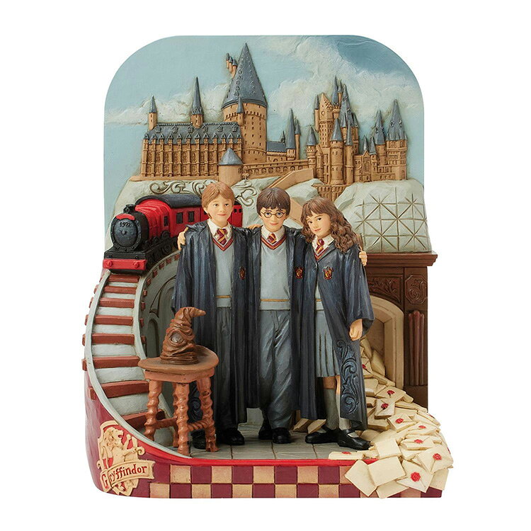 Rakuten - 置物 フィギュア ハリーポッター トリオ キャッスルシーン 23cm ハリーポッター ハリー ロン ハーマイオニー Harry Potter enesco JIM SHORE