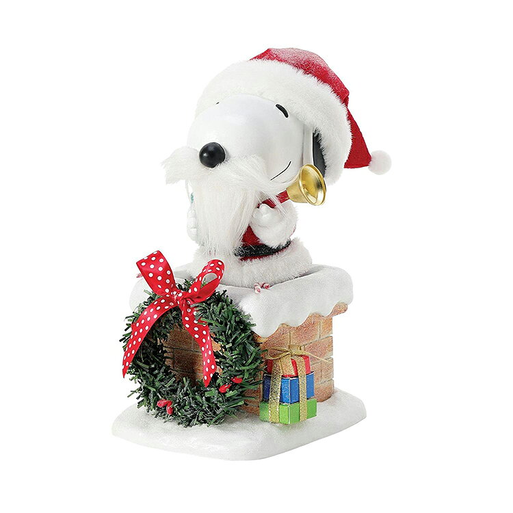 Rakuten - オブジェスヌーピー オンザ ルーフトップ クリスマス 約20cm かまくら サンタ PossibleDreams