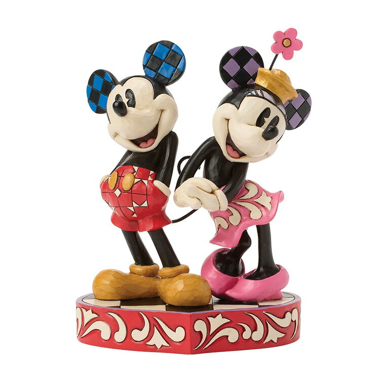 Rakuten - フィギュア ミッキー＆ミニー テイルズ オブ トゥルーラブ 約16cm ミッキーマウス ミニーマウス enesco Disney Traditions レジン製