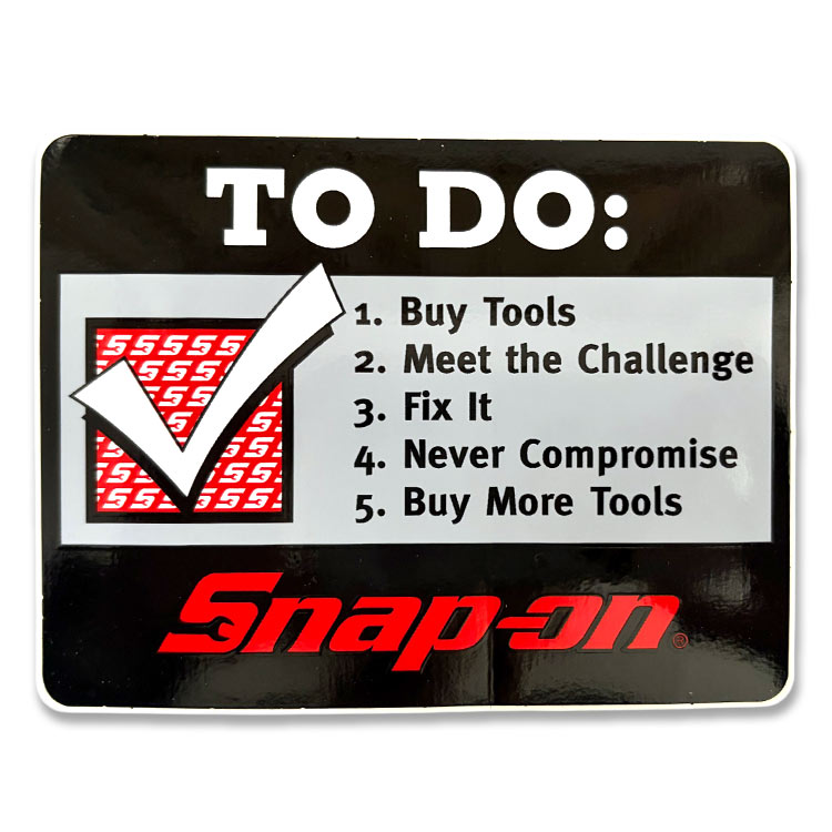 Rakuten - Snap-on スナップオン デカール TO DO 縦9.2×横12cm