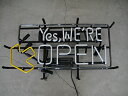 ネオンサイン YES WE'RE OPEN イエスウィアーオープン ネオン管 照明 店舗装飾 インテリア ガレージング アメリカ雑貨 アメリカン雑貨(3)