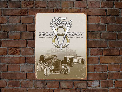 メタルサイン 「フォード 75th Annv」 #1436 看板 インテリア 直輸入 アメリカ製 アメリカ雑貨 アメリカン雑貨 [2]