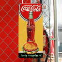 3Dメタルサイン コカ・コーラ COCA-COLA Tasty Together ブリキ製インテリア看板 アメリカンヴィンテージ