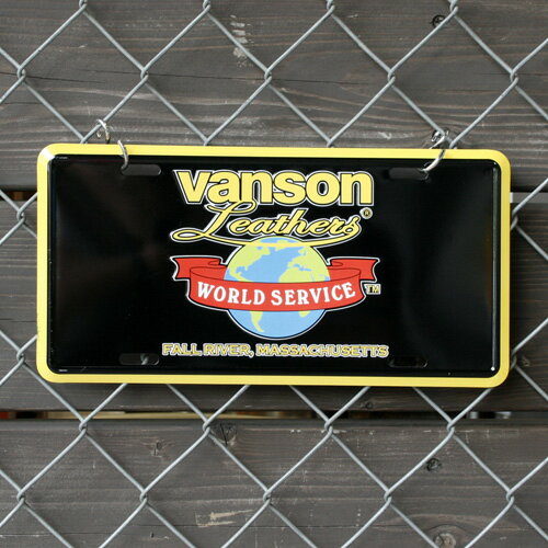 CMプレート VANSON バンソン CMP-127 看板 ナンバープレート型 インテリア アメリカ雑貨 アメリカン雑貨