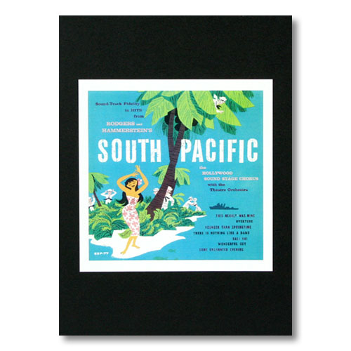 ハワイアンポスター フラガールシリーズ ＜SOUTH PACIFIC＞ F-33 アメリカ雑貨 アメリカン雑貨