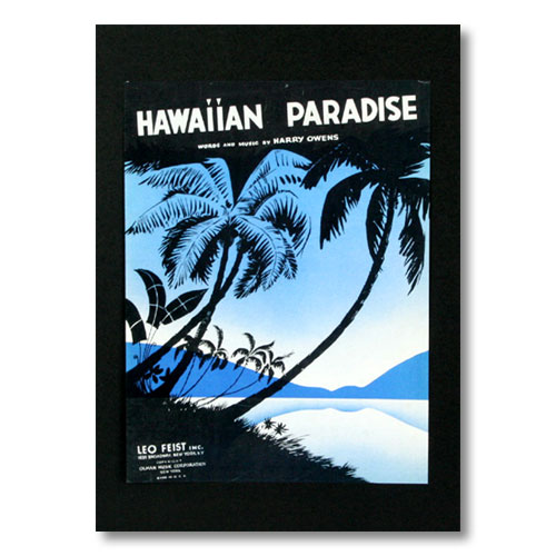 ハワイアンポスター ハワイアンシリーズ ＜HAWAIIAN PARADISE＞ H-38 アメリカ雑貨 アメリカン雑貨