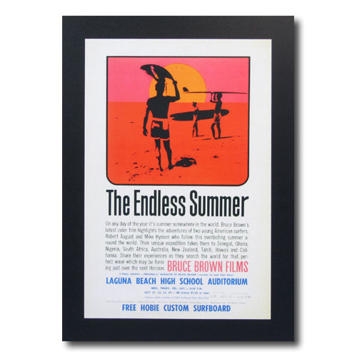 サーフムービーポスター L-48 「The Endless Summer」 サイズ：31×20.5cm アメリカ雑貨 アメリカン雑貨