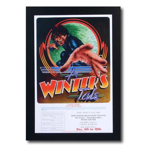 サーフムービーポスター L-76 「A WINTER'S Tale」 サイズ：31.5×21cm アメリカ雑貨 アメリカン雑貨 1