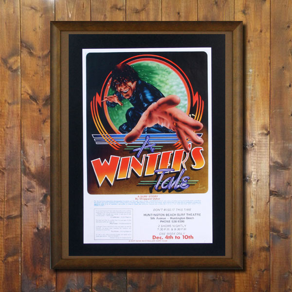 サーフムービーポスター L-76 「A WINTER'S Tale」 サイズ：31.5×21cm アメリカ雑貨 アメリカン雑貨 2