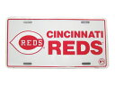 CMプレート MLB （CINCINNATI REDS ） 看板 ナンバープレート型 インテリア アメリカ雑貨 アメリカン雑貨