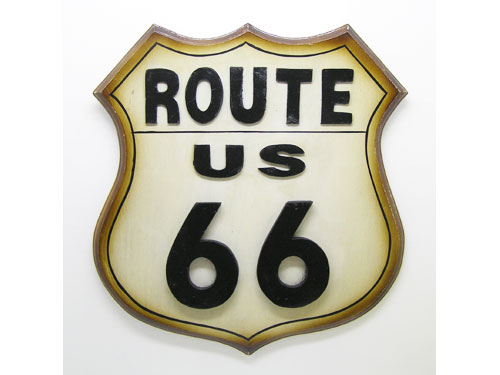Rakuten - Route66 木製看板 アメリカ雑貨 アメリカン雑貨
