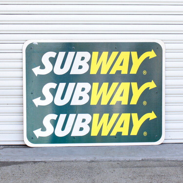 ľ͢USEDɥɥSUBWAY̡֥H92W122cm졼ǥץ졼緿Ź޴ĥꥫ